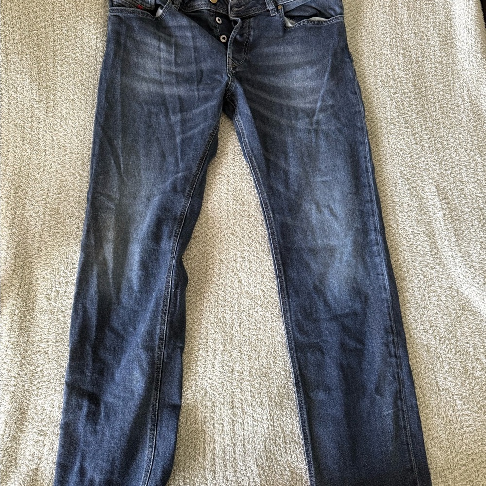 Diesel Blue Straight Jeans Classic Style